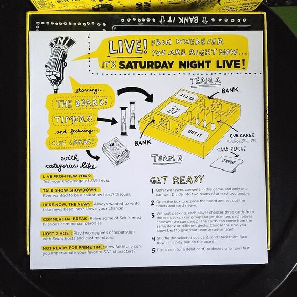 Saturday Night Live The Board Game Ages 12+ NEW- Cards are Factory Sealed - Picture 4 of 7